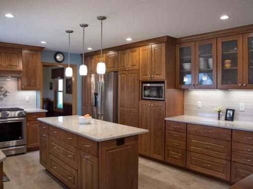 From Dated to Delightful: An Enclosed Kitchen Design in Fitchburg, WI