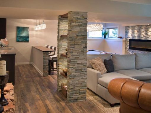 Luxurious Basement Remodel in Lake Mendota Middleton, WI