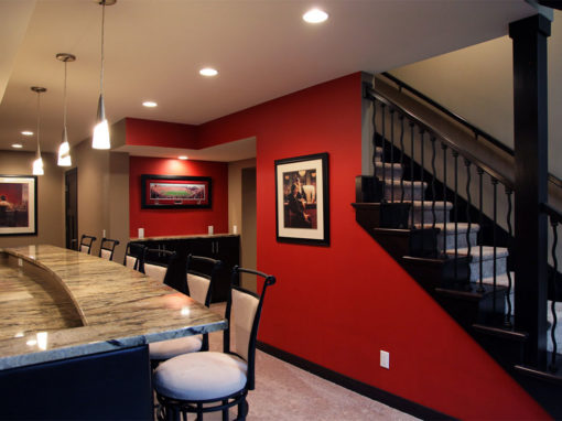 Entertain In Style: Basement Remodel in Seminole Forest Madison, WI