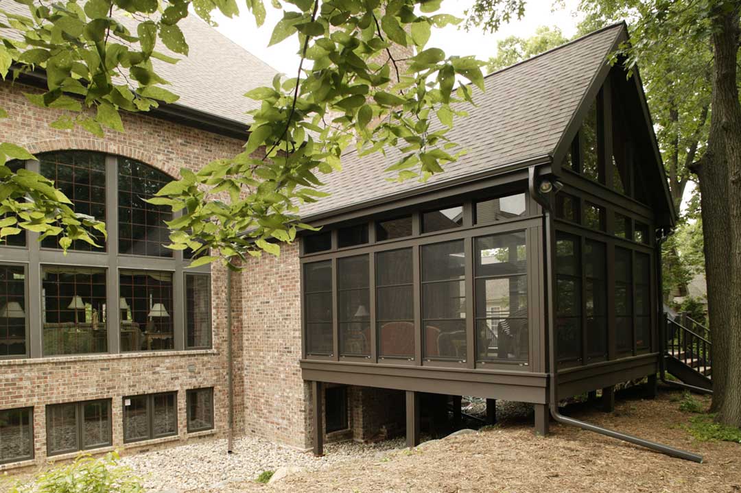 Fitchburg-WI-Traditional-Sunroom-Addition-Exterior