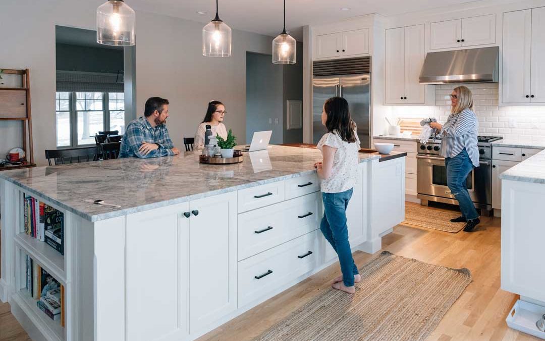 A Dated Kitchen Gets A Clean Slate: Transitional Kitchen Remodel in Madison, WI