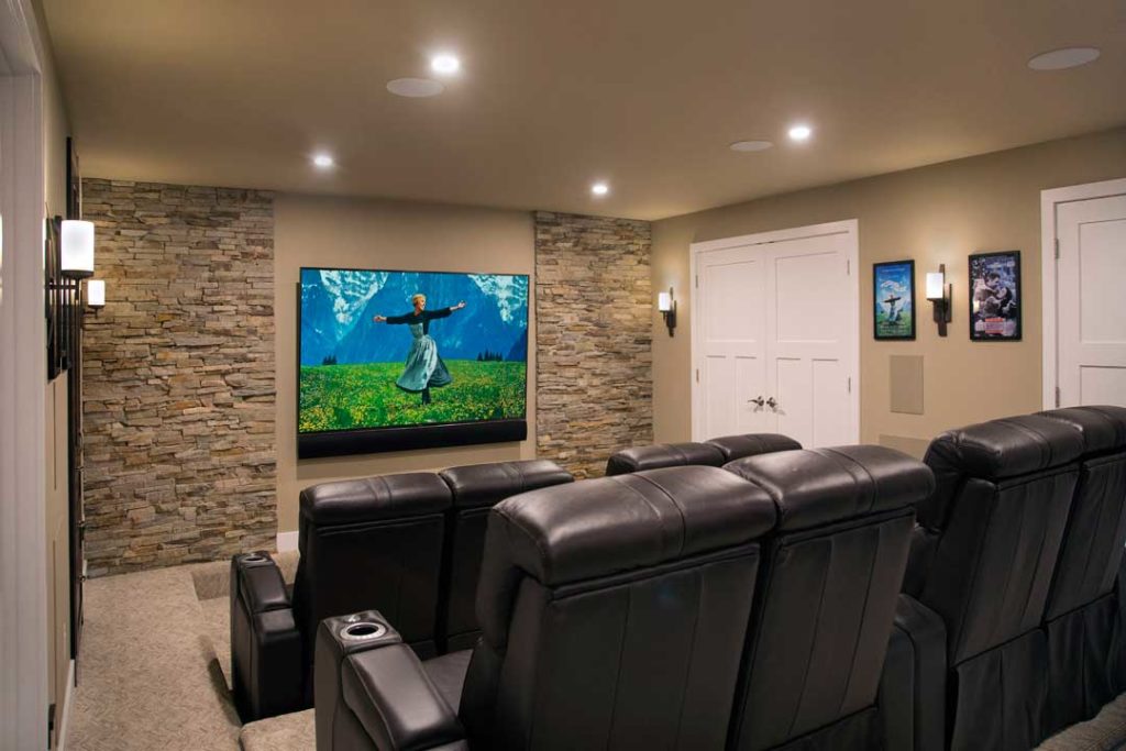 basement media room renovation