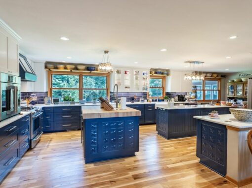 Open Concept, Center Hall Colonial Kitchen Remodel in Verona, WI