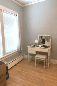 Two small bedrooms were converted to a large wet room and walk-in closet.