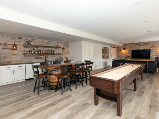 A Waunakee Basement Remodel Made for Entertaining