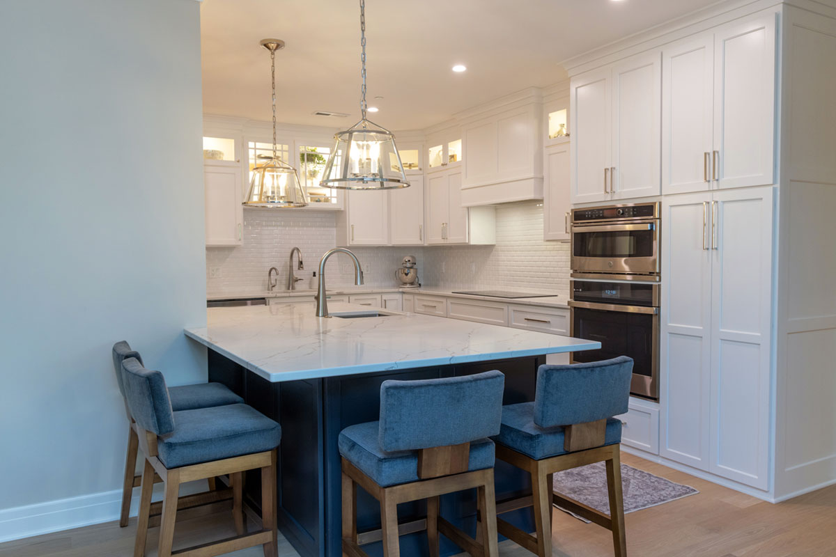 Madison Condo Kitchen Remodel with Peninsula for Open, Modern Living