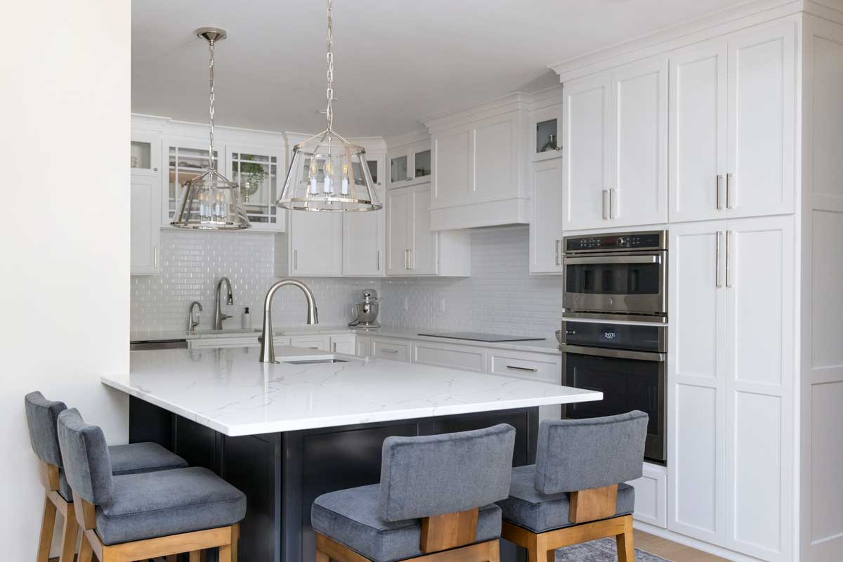 Madison Condo Kitchen Remodel with Peninsula for Open, Modern Living