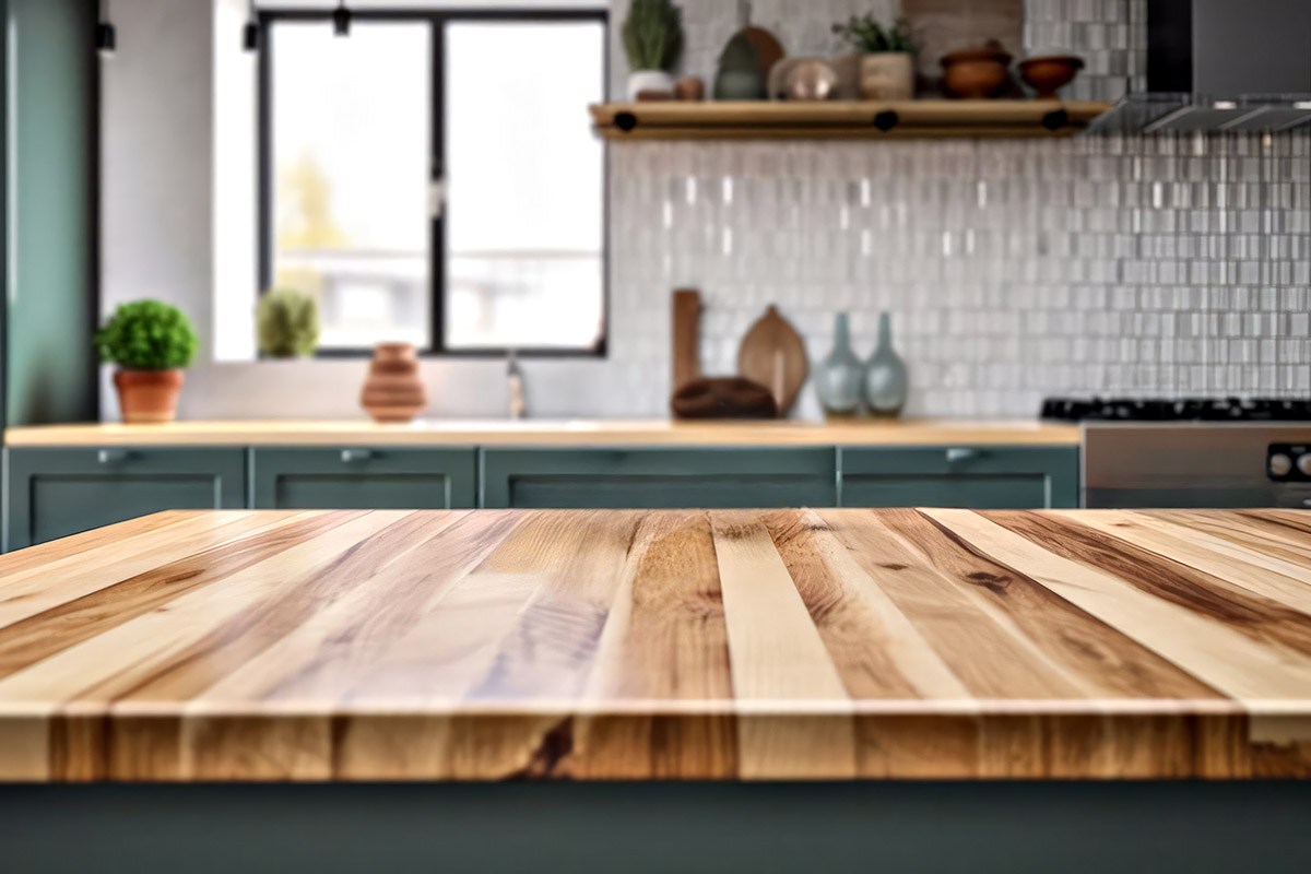 An optimized galley kitchen.
